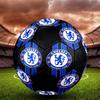 Pallone da Calcio Indoor Chelsea FC Colorato Per Tutte le Età Misura 5 Cucito a Macchina PVC Pronto per la Competizione Resistente Alto Rimbalzo
