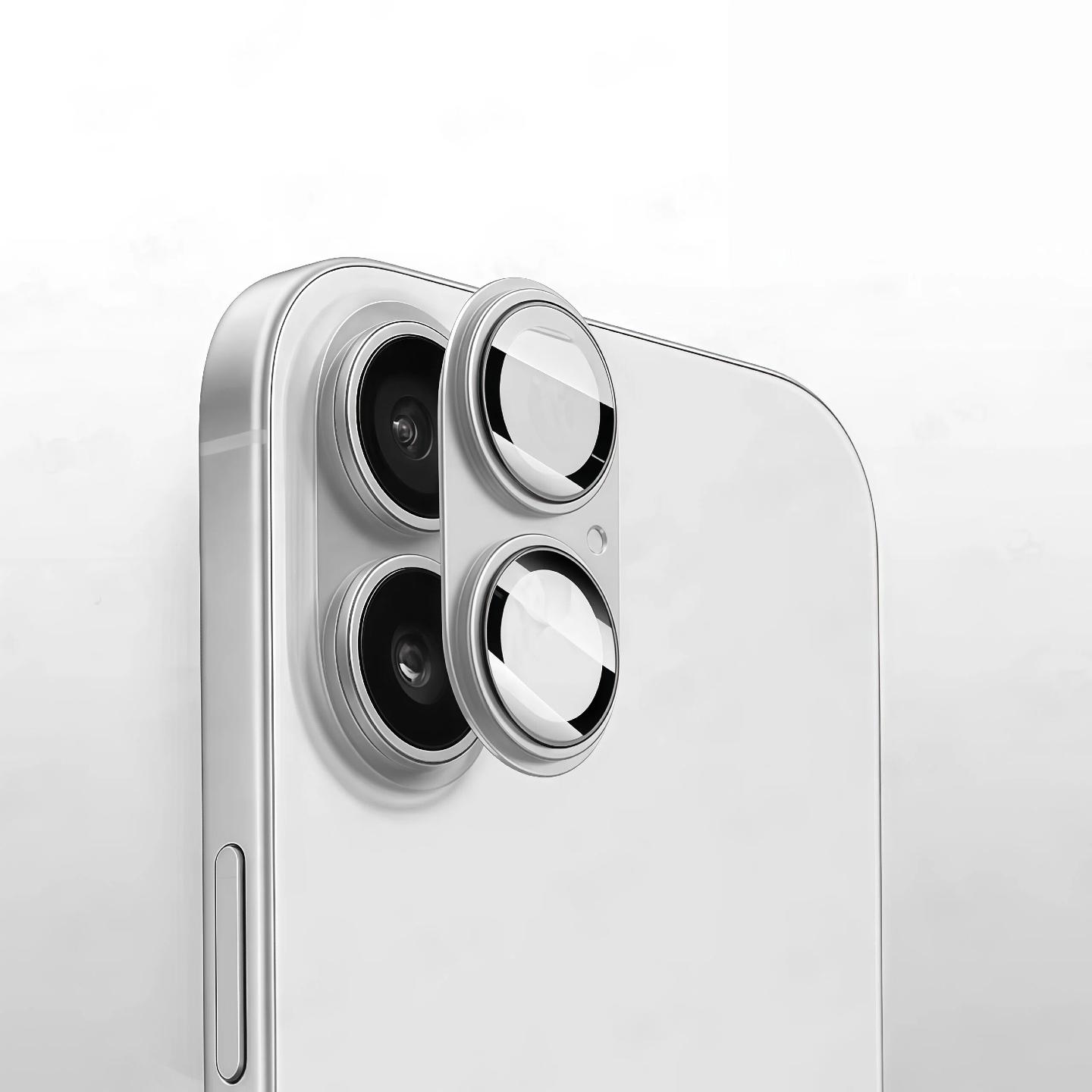 

Matte Armor Metal Camera Guard Cover for iPhone 17 Rear Cameras Full Coverage Lens Protector For iphone 17 срібний