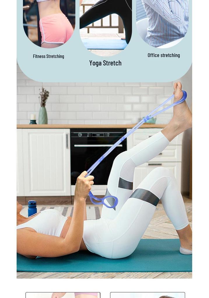 Fascia Elastica a 7 Fori per Yoga e Allenamento della Forza