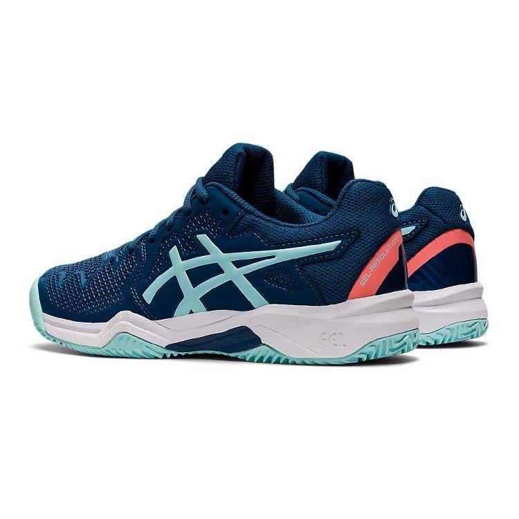 Asics Gel Resolution 8 GS Light Indigo Clear Blue Kids Sneakers 1044A018-406
