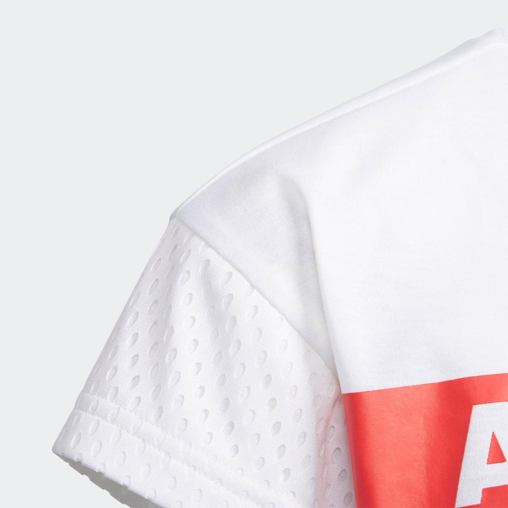adidas T Shirt White Infant And Toddler DW4079