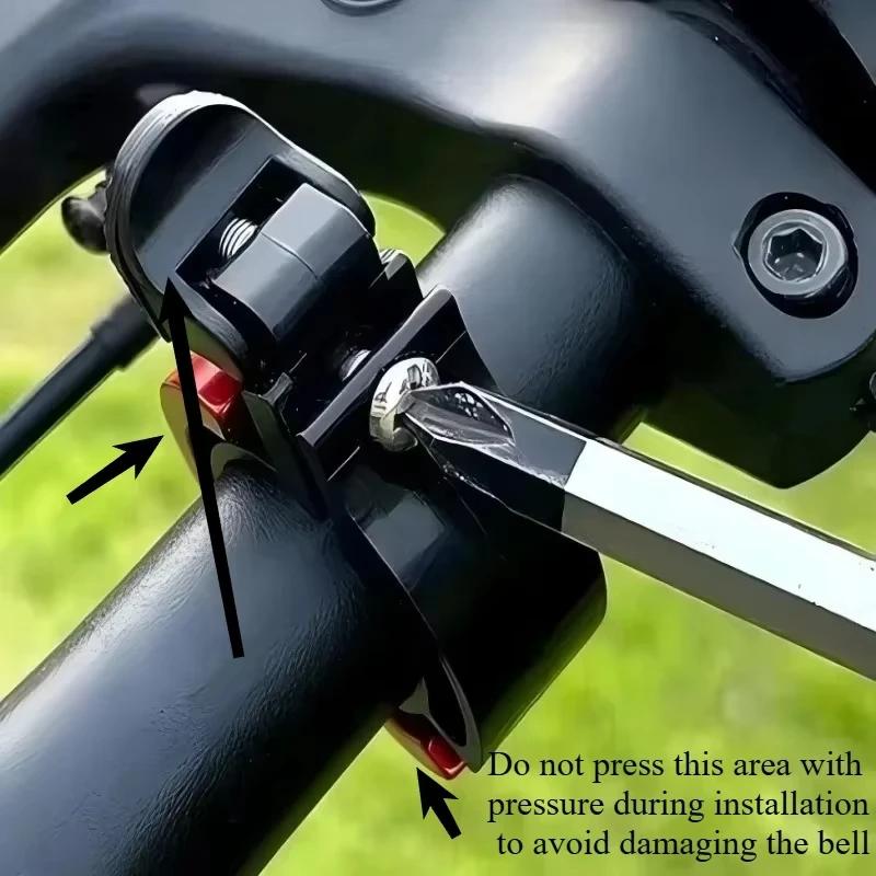 1pcs Black 22 Caliber Soud Use for Bike Safety Cycling Call Handlebar Horn Bike Accessories Bike Bell Bicycle Bell
