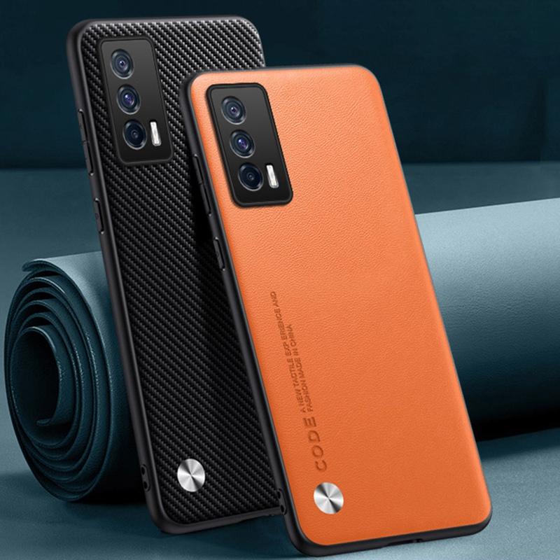 Luxury PU Leather Case For Vivo iQOO Neo 5 Back Cover Matte Silicone Shockproof Full Protection Phone Case For Vivo iQOO Neo5