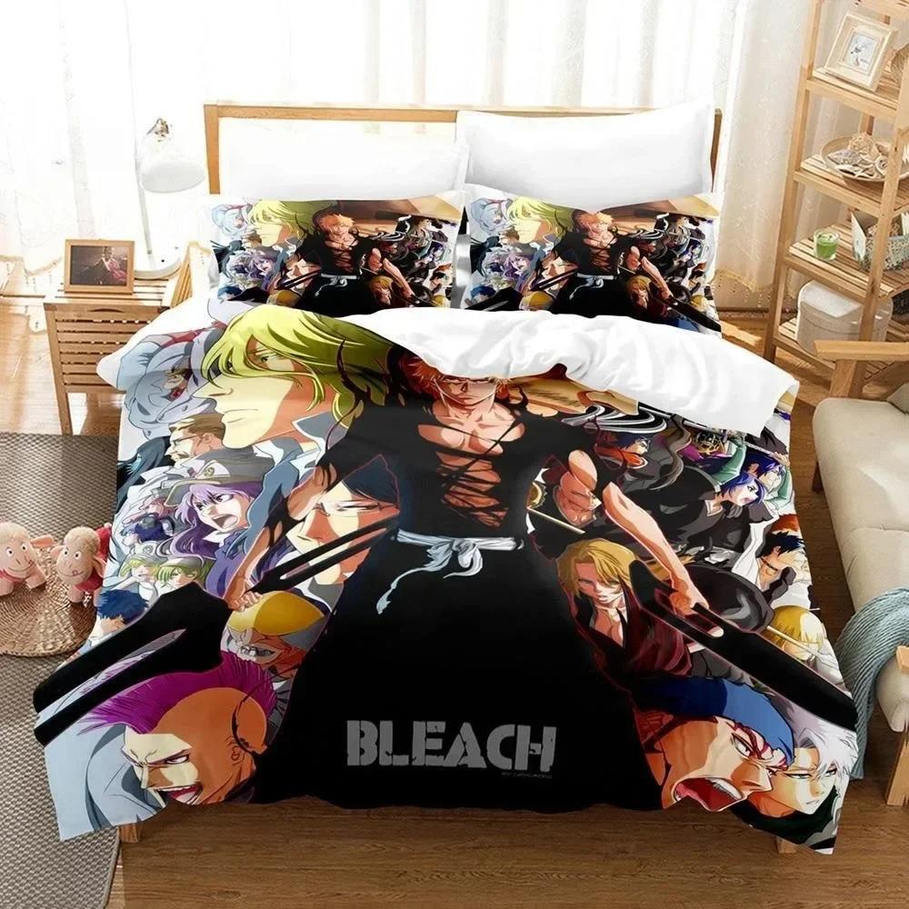 Comforter New 3D Print Anime Bed Bleach Bedding Set Single Twin Full Queen King Size Bed Set Adult Kid Bedroom S