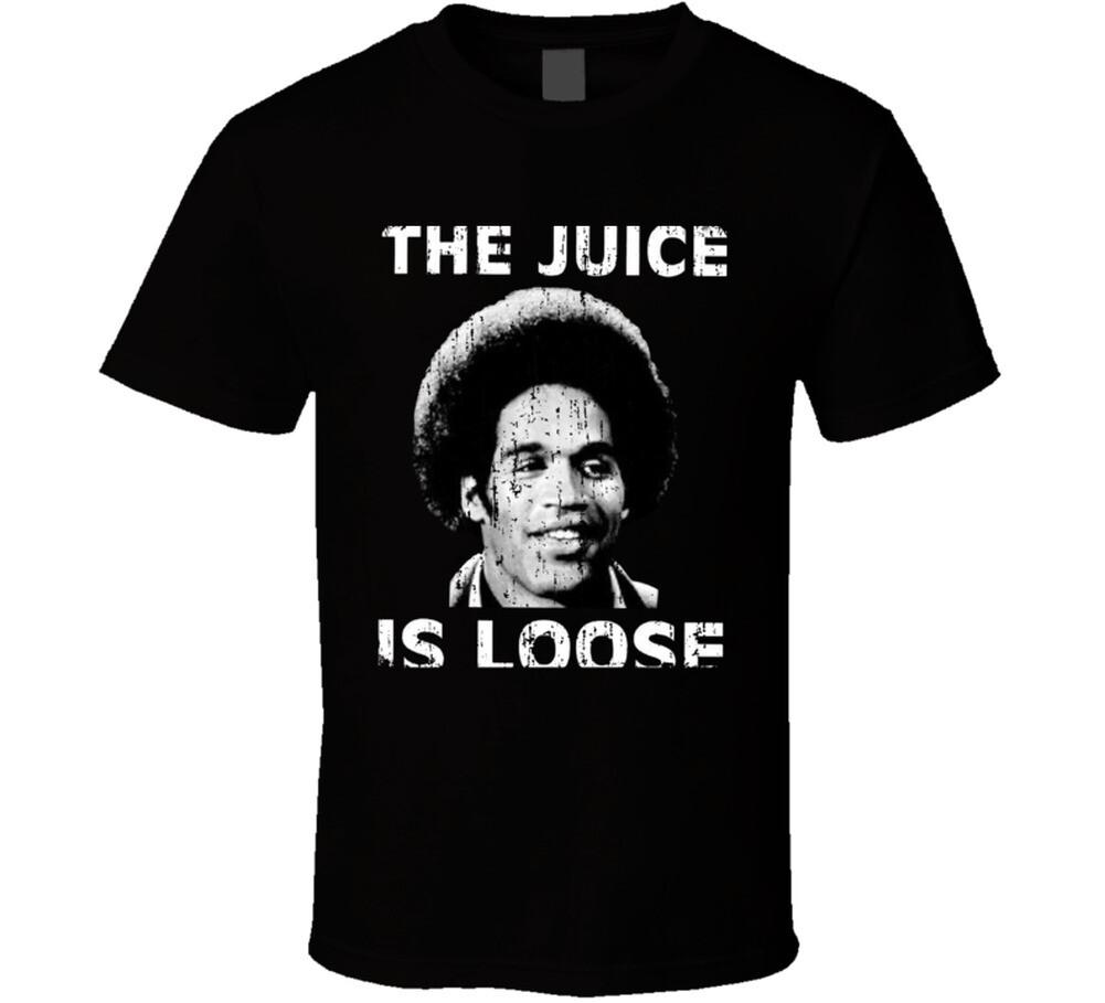 OJ Simpson free OJ granted parole juice is loose freedom Black T Shirt Mens Womens Tees Top XL