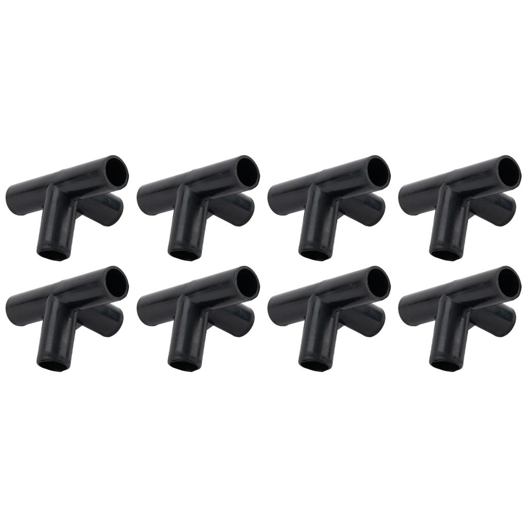 Per soddisfare ogni esigenza con set di connettori per tubi in PVC nero multi-misura, set da 8