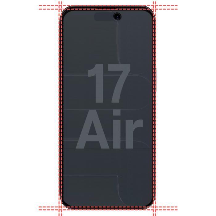 Verre Trempé - PHONILLICO - iPhone 17 AIR - Pack 4 - Anti Espion - Résistant aux rayures
