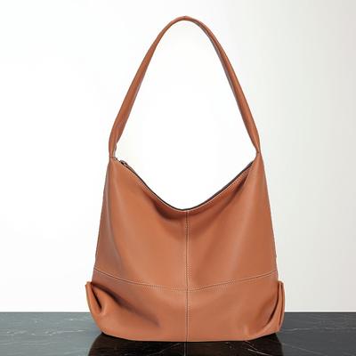 2026 New Genuine Leather Women's Hobo Shoulder Bag, Commuter Tote Bag with Large Capacity, Versatile Stylish Oversized Handbag
