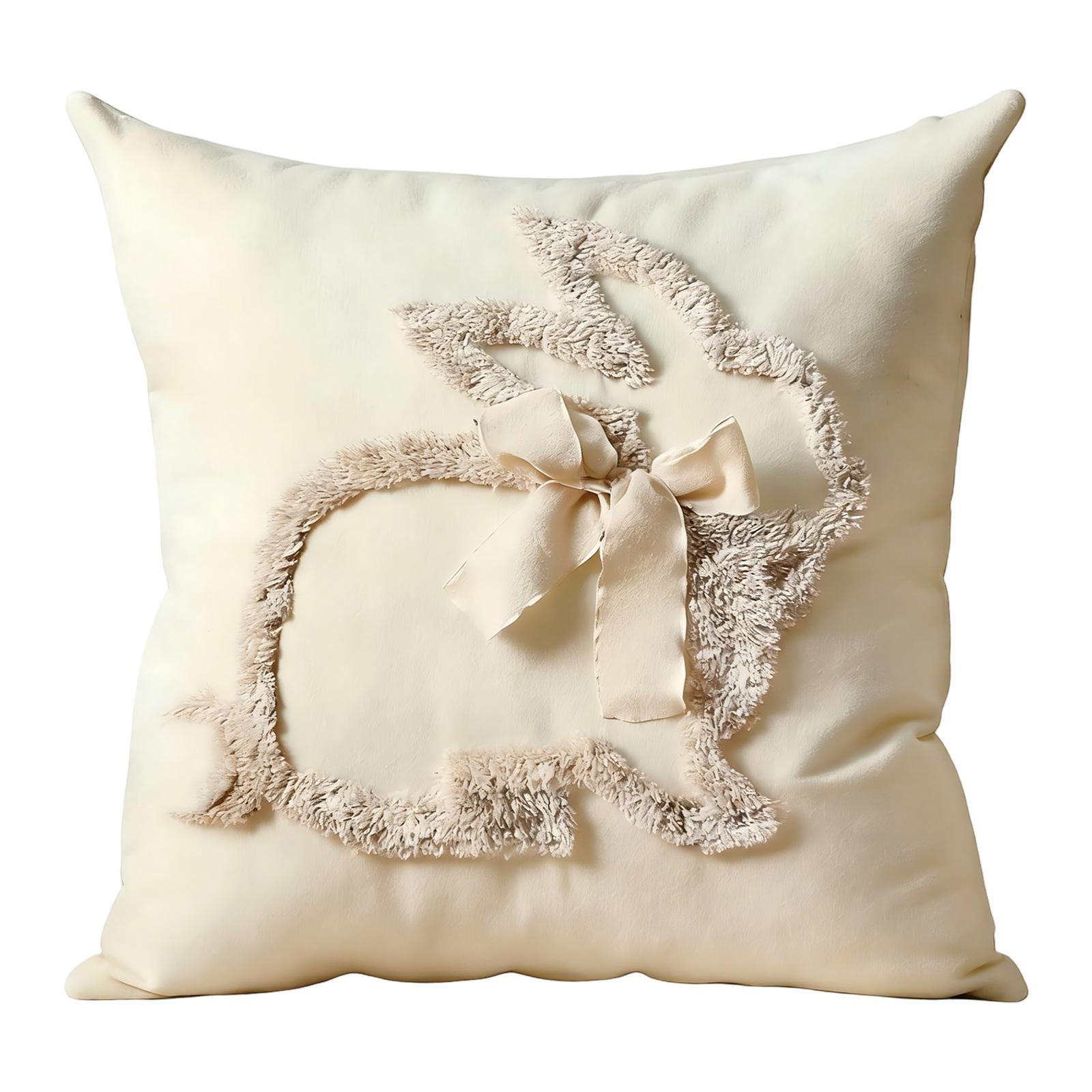 Christmas Lights Embroidered Pillow Case American Retro Living Room Sofa Pillow Cushion Christmas Atmosphere Home Decoration one size 1390₽