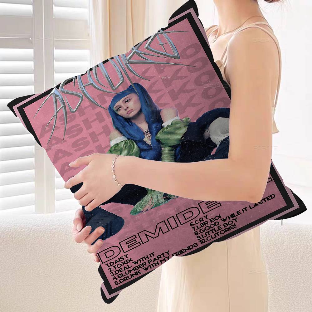 Ashnikko Rapper Pillow Cushion Cover Pillowcase Living Room Sofa Home Decor