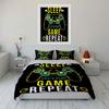 Game Controller and Text. Bedding Sets Duvet Cover Sets Duvet Covers Pillowcases(1*Duvet Cover 2*Pillowcases Without Duvet Insert)