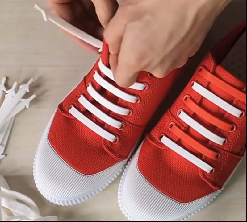 No Tie Gummi Elastisk skolisser Sneaker Skolisser for voksne Løpesko lisser Atletisk sko lisser