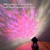 Water Ripple Desk Lamp RGB Projection Atmosphere Lamp Adjustable Dimmable Wall Spotlight for Bar Atmosphere Decoration