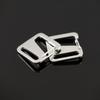 Metal Buckle for Bags Stainless Steel G-Shaped Spring Clips, Webbing Anti-Slip Adjustable Buckles, Quick-Release Hooks for Bags