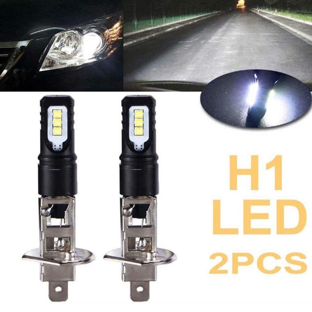 2Pcs LED Fog Lamp Bulbs H1 Bulb Indicators Fit for Car Trucks Lighting