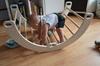 Wooden rocker Sweet grey