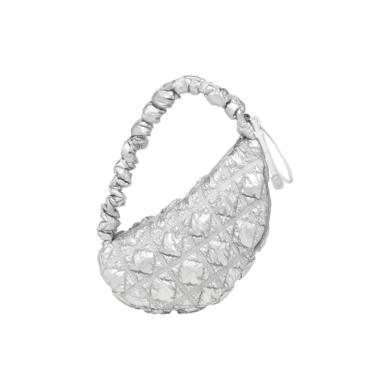 

Новая нейлоновая сумка-облако CARLYN, портативная сумка через плечо, на плечо, женская, серебристая H73109010S 35.1*11.9*22.1CM