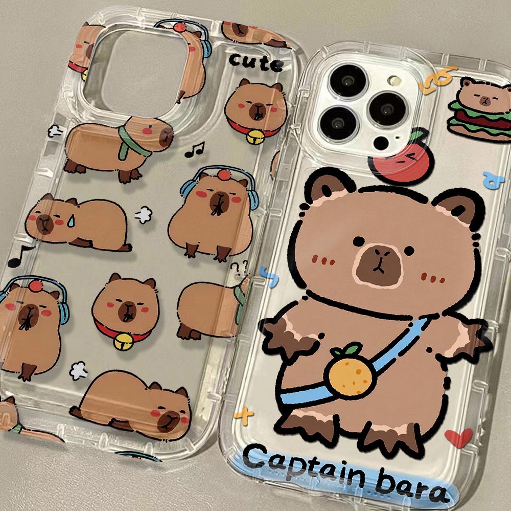 Capybara Cute Cartoon Phone Case for Samsung Galaxy A56 A36 A26 A55 A35 A15 A54 A34 A24 A14 A05 A04 A13 A73 A53 4G 5G Back Cover