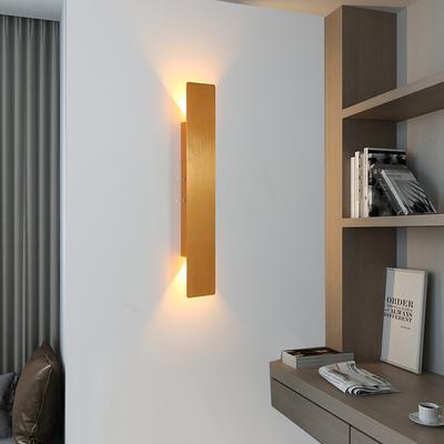 Nowoczesny 41cm 18W LEDowy Kinkiet Wewnętrzny Sypialnia Salon Oświetlenie Domowe Kinkiet LED Aluminiowy Lampa Ścienna AC85-265V