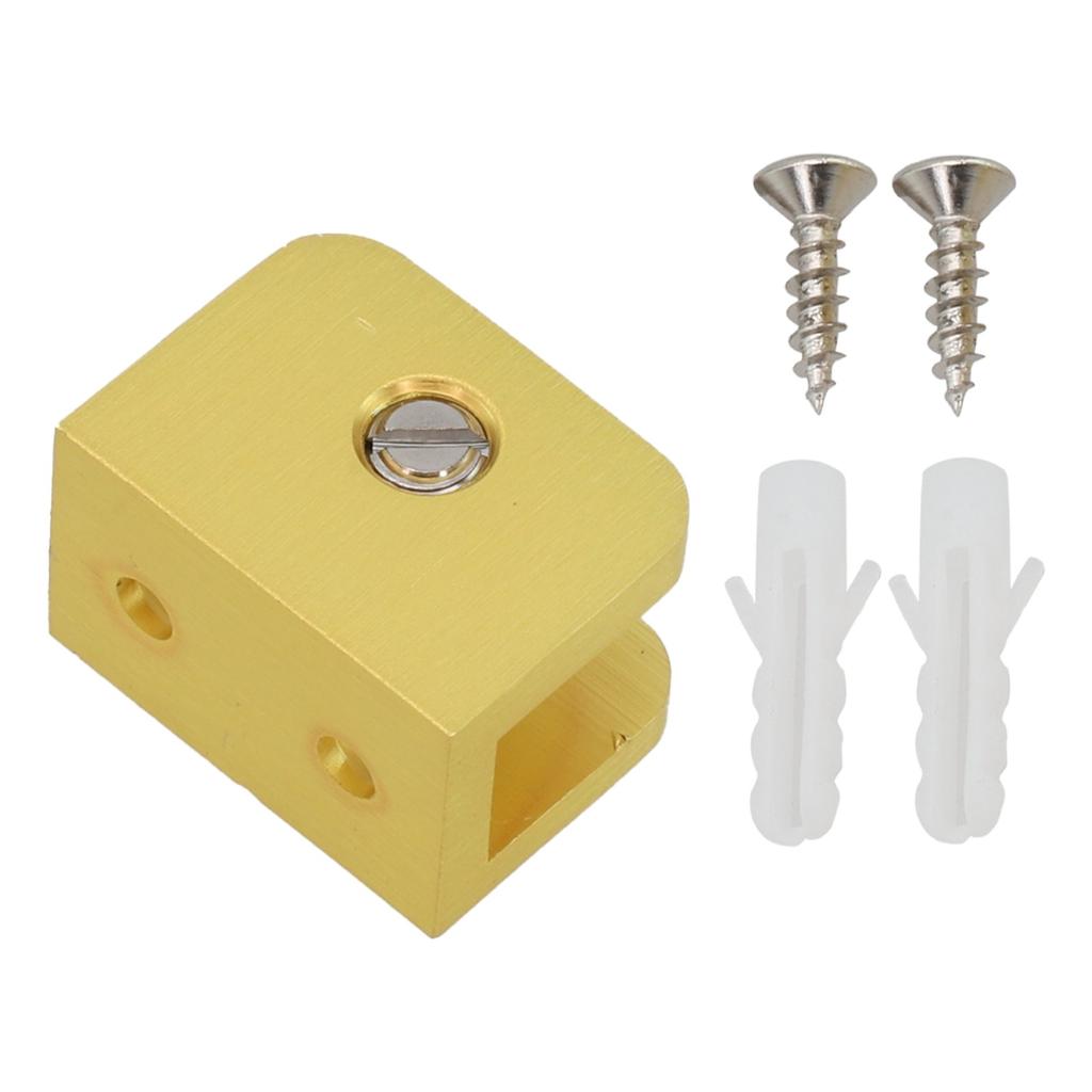 Parameter Glasablage Klemme Halterung Dickes Glas Halterung Fester Kupfer Gold Glas Clip Halter Verstellbar Badezimmer