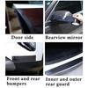 5D Carbon Fiber Car Sticker DIY Paste Protector Strip Auto Door Sill Side Mirror Anti Scratch Tape Waterproof Protect Film