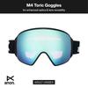 ANON Unisex M4 Low Bridge Fit Goggles in (Toric) Black/Blue