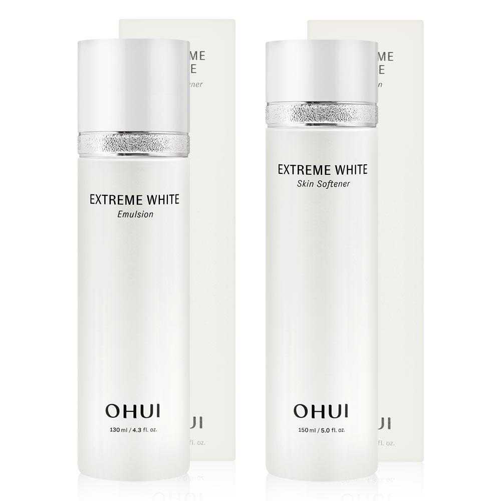 Ohui Extreme White Single Set of 2 (Skin Softener + Emulsion)