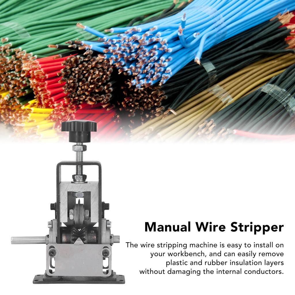 Wire Stripping Machine Automatic Manual Operation Electric Hand Crank Waste Cables Stripper