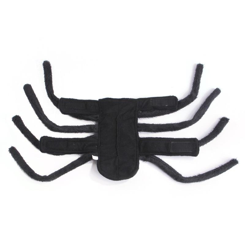 Dogs Creative Festival Transformation Puppy Cosplay Costume Halloween Pet Costume Spider Chest Back Design for Cats Small Medium
