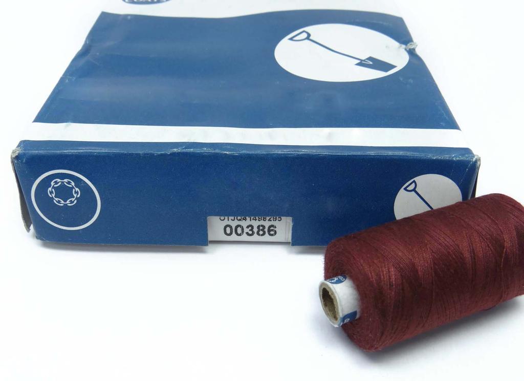 Overlock-Nähspule, Handmaschine, Polyester, kastanienbraun, Röhre, Serger, 800 Meter