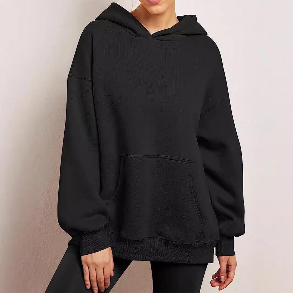 Unisex Loose Casual Fleece Pocket Hoodies - Available in Stock