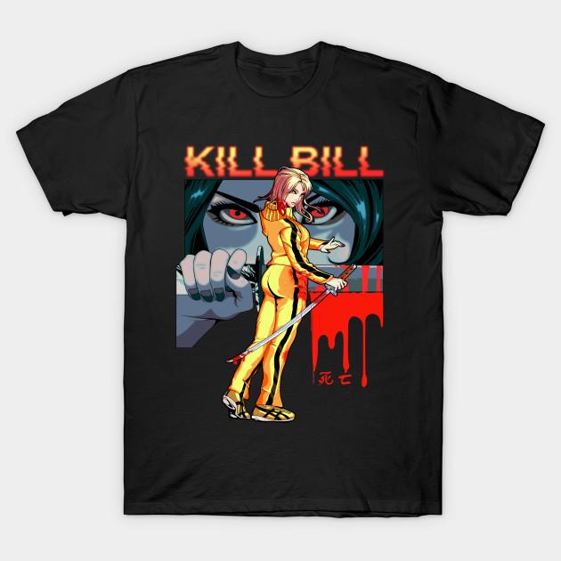 

Men Black Print T-shirt Bloody Beatrix No-Cut Transfer Paper Print Cotton Tshirt 3XL чорний