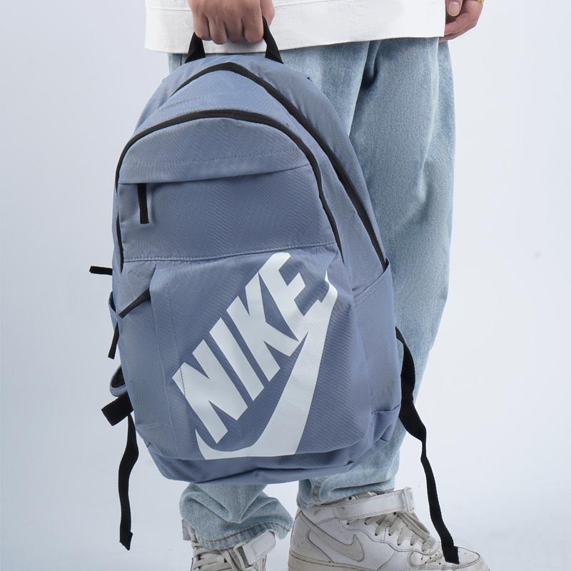 Nike Polyester Backpack Unisex Light Blue Gray CK0944-446