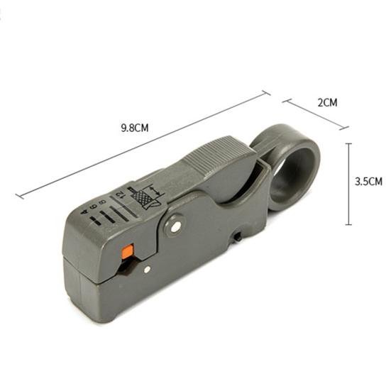 Multifunctional Rotary Coax Coaxial Cable Stripper Cutter Wire Stripping Pliers
