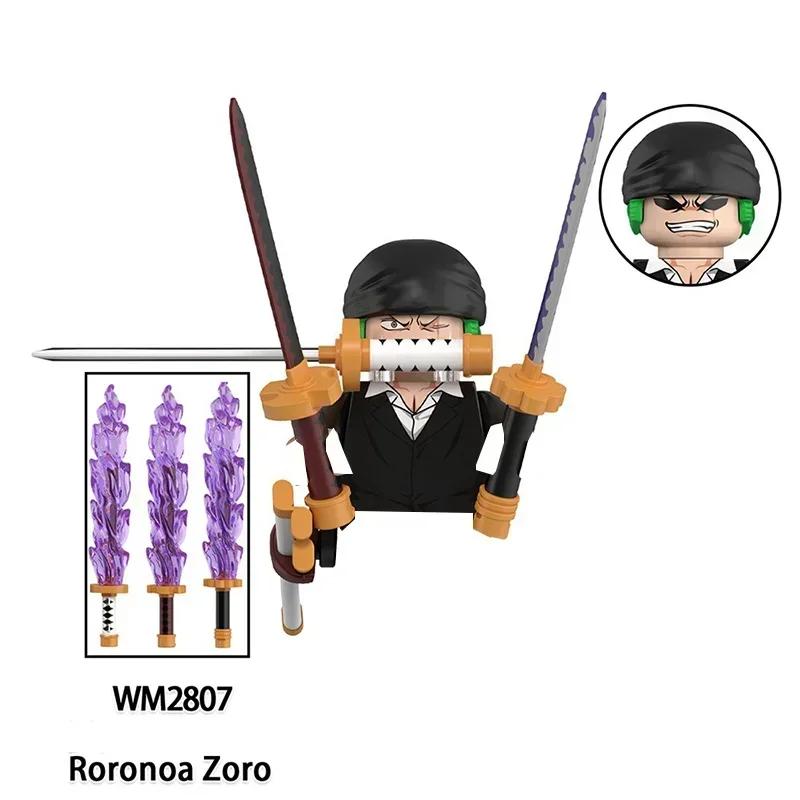 The Latest Building Blocks Japan Anime Bricks Dolls Mini Action Toy Figures Assemble Blocks Children Gifts Anime Figure