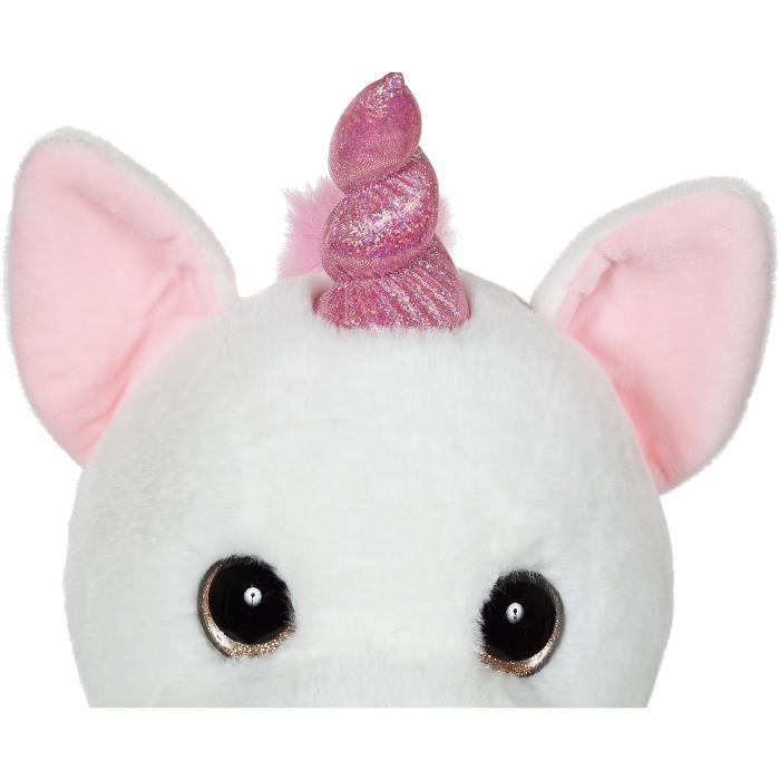 Peluche Licorne GIPSY - Puppy Eyes Pets 40 cm - Blanc - Pour Enfant dès la Naissance