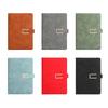 Soft Cover Leather Notebook Horizontal Line Loose-Leaf Book Vintage A5 Notebook