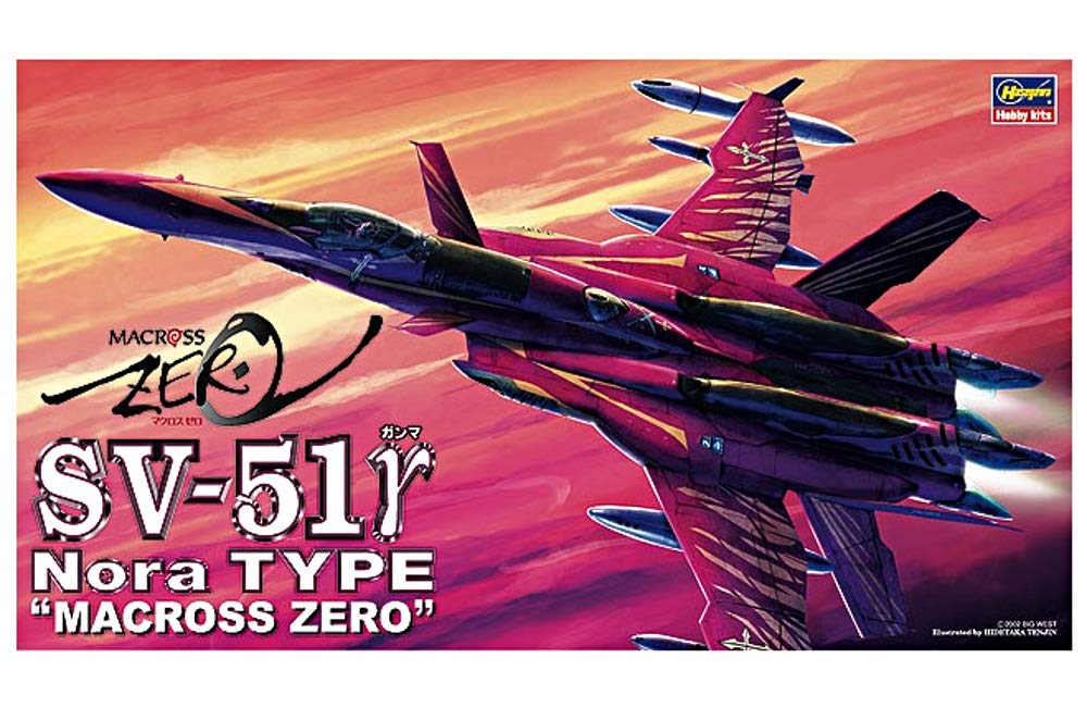 Hasegawa Macross Zero Nora Machine Scale Plastic Model 16 SV-51 1/72