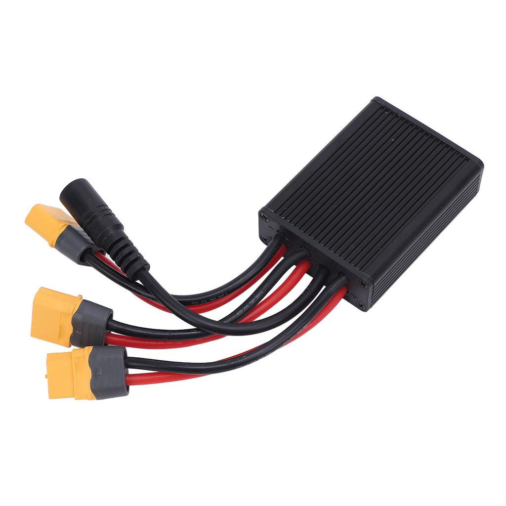 Electric Double Battery Discharge Converter 20V to 72V 30A Dual Battery Pack Switch Balancer with Charging Port for