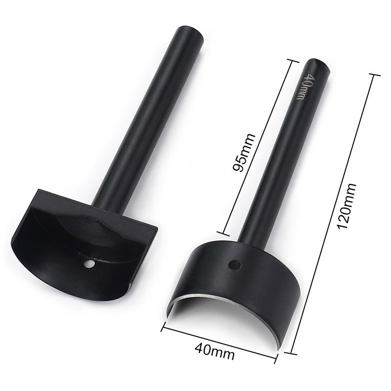 1pcs Premium Leather Crafting Tool Set - Half-Round Punch & Tail Cutter For Diy Belt And Bag Straps, Engraving Essentials