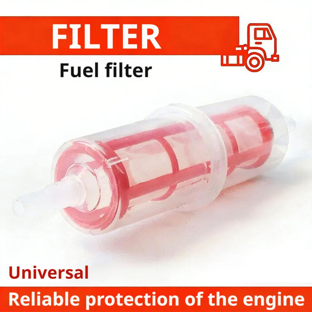 8-10mm Large Inline Diesel Fuel Filter Plastic Motorcycle Car Fuel Filters Universal Automobiles Replacement Accessories