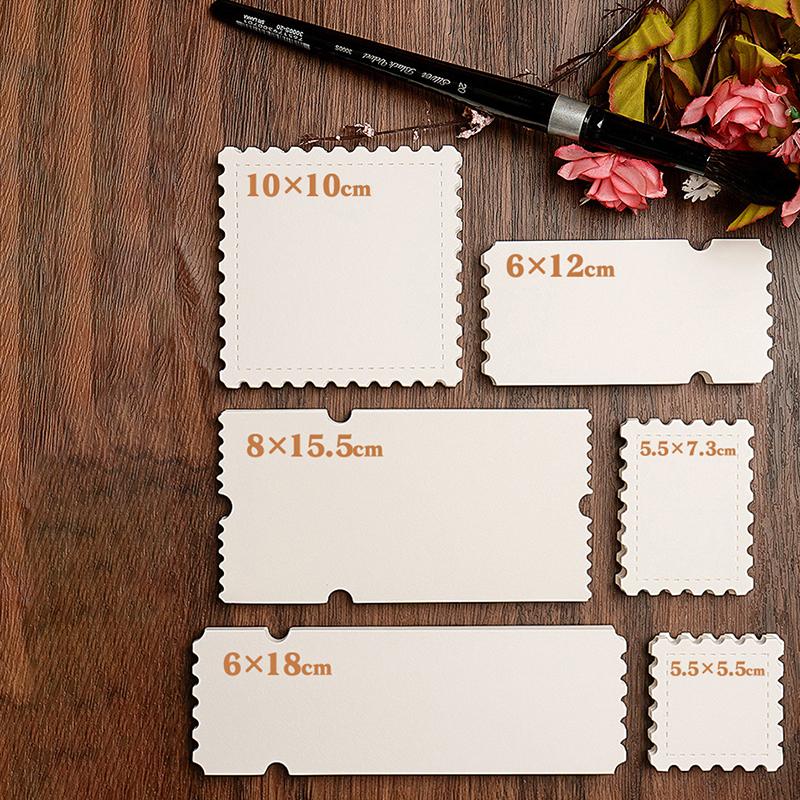 Stamp Ticket Stub Watercolor Painting Paper 50% Cotton 25 Sheets 300G Fine Lines Portable Water Color Paper Art Supplies