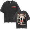 Koning van de Pop Michael Jackson Bad Era Tour T-shirt Mannen Vrouwen Mode Hip Hop Vintage Gewassen T-shirts Casual Los Oversized T-shirt