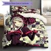 Vampire Schoolgirl  Pattern Bedding Quilt Set  Home Decoration  Gift (1 * duvet cover + 2 * pillowcase  without core)