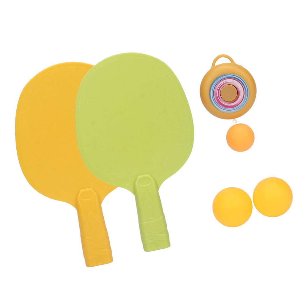 Indoor Hanging Table Tennis Hand Eye Coordination Toy 2 Racket Hanging Pingpong Trainer for Children Adult