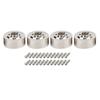 RC Crawler Stainless Steel Wheel Hub and Counterweight for Traxxas Trx4 SCX10 1 10 RC Car15mm 0.6in Thickness and 82g