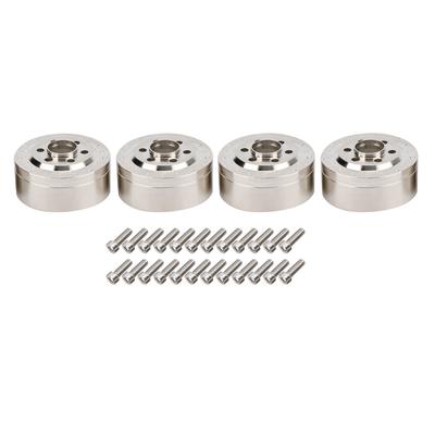RC Crawler Stainless Steel Wheel Hub and Counterweight for Traxxas Trx4 SCX10 1 10 RC Car15mm 0.6in Thickness and 82g