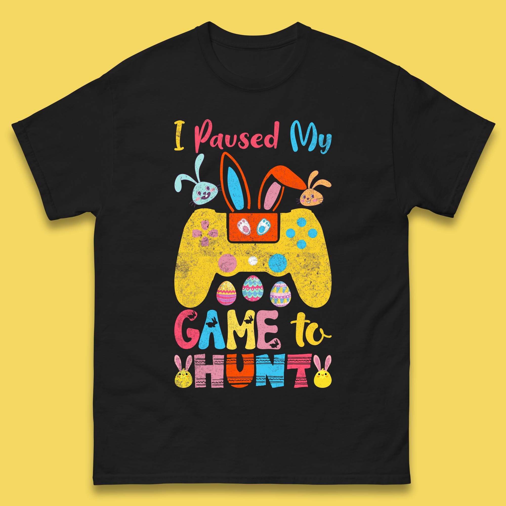I Paused My Game To Hunt Mens T-Shirt Womens Tops Tees S