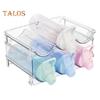 Water Bottle Storage Rack Transparent 2/3/4 Layers Detachable Stackable Cabinet Tumbler Cup Mug Organizer Kitchen Organization Fridge Cup Holder Stand