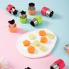 Mini Pie Cookie Cutters, Flower Shapes Vegetable Cutter, Fruit Pastry Stamps, Biscuit Mold for Kids Food Baking Tools, 3Pcs
